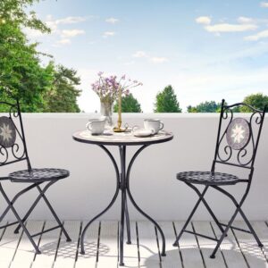 Outdoor Bistro Set (Type: Steel)