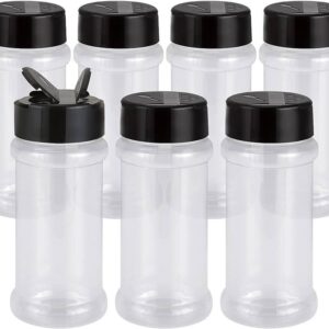 Plastic Spice Jars with Sifter Caps